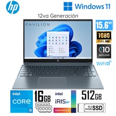 HP - Laptop Pavilion 15-EG2503LA Intel Core i5 1235U 16GB RAM SSD 512GB 15.6" FHD Windows 11