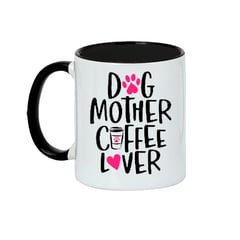 GENERICO - Taza Mug 11oz DOG MOTHER COFFEE LOVER