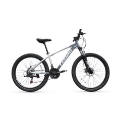 JAFI - Bicicleta de montaña Turbo Racing 24 plata