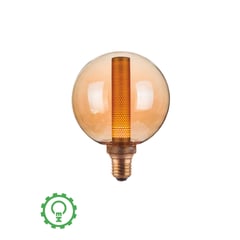 CEMLIGHTING - FOCO GLOBO G125 FILAMENTO JAULA AMBAR NACARADO 3W N3