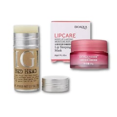 JM IMPORT - Bálsamo hidratante para labios + Barra Para el Cabello Anti Frizz