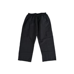 RED CARROT - Pantalon cargo color negro