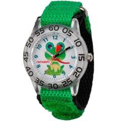 ACCUTIME - Reloj Red Balloon Infantil Cuarzo Analógico Velcro - Verde