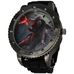 ACCUTIME - Reloj STAR WARS kylo Ren Hombre Cuarzo Analógico Silicón - Negro