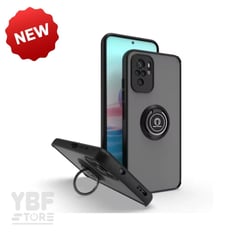 Case Ahumado con Anillo Negro para Samsung Galaxy Z Fold 4