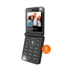 UNONU - CELULAR UF1 FLIP PHONE 2G COLOR NEGRO DS PN UF1