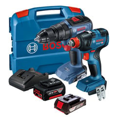 BOSCH - Taladro GSB 18V-50+ Llave de Impacto GDX 18V-200+ Baterias