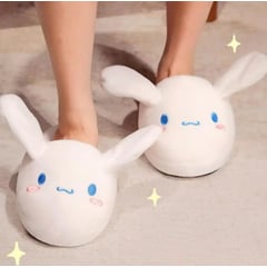 Pantuflas Cinnamoroll con Orejitas de Movimiento Talla 35 a 37