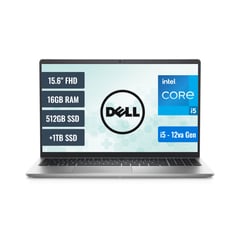 DELL - Laptop Inspiron 3520 15.6 " i5-1235U 16GB DDR4 SSD 512GB + 1TB