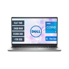 DELL - Laptop Inspiron 3520, 15.6 " i5-1235U, 24GB DDR4, SSD 512GB + 1TB