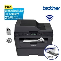 BROTHER INTERNATIONAL - IMPRESORA BROTHER DCP-L2540DW LASER MONOCROMATICA + TONER 2370