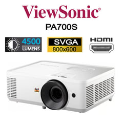 VIEWSONIC - Proyector PA700S SVGA 4500 LUMINES 800X600