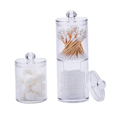 HYGGE - Set Doble de Dispensadores de Acrílico Cilindro