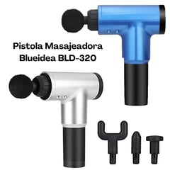 GENERICO - Masajeador BlueIdea Fascial Gun Digital BLD-320