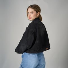 LIBAAX - CASACA CROP DENIM OVERSIZE