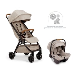 NUNA - Coche Bebe Compacto TRVL Travel System Hazelwood