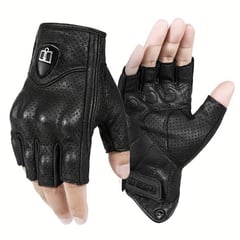 ICON - GUANTES DE CUERO MITONES PARA MOTO PERSUIT