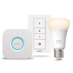 PHILIPS HUE - Kit Foco A60 + Interruptor + Bridge Smart