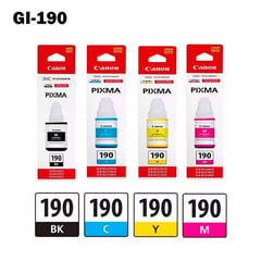 CANON - Pack de Tinta GI-190 G1110 G2110 G3110 G4110