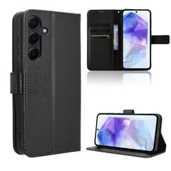 CASE - TIPO LIBRO PARA SAMSUNG A15 - NEGRO