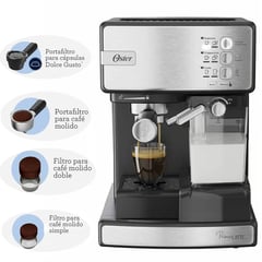 OSTER - Cafetera Expresso PrimaLatte BVSTEM6603SS