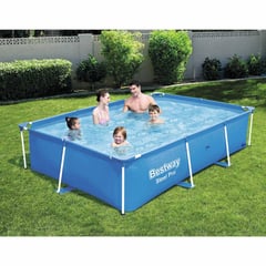 BESTWAY - Piscina Estructural Rectangular 2.59 x 1.70 x 0.61m