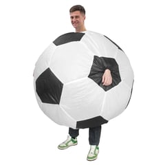 GENERICO - Disfraz Inflable de Pelota de Futbol