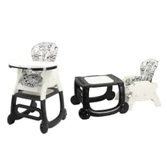 BABY CAM - Silla de comer 2 en 1 Panda blanco negro