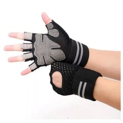 OEM - Guantes para Gimnasio Anti-Deslizante con Muñequera Para Gym