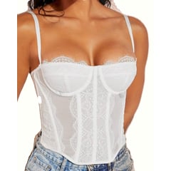 GENERICO - Corset Urban Encaje Top