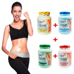 GENERICO - Pack x 4 Cremas Lipocream