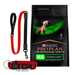 PRO PLAN - Comida Para Perro Veterinary Diet HA 7KG + Collar y Correa