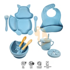 CUZKA - Set de Platos de Silicona «PIATTO» Blue