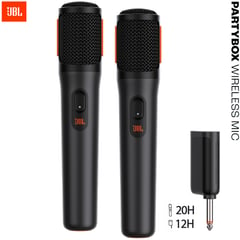 JBL - Microfono Pack x2 inalambrico 20H Recargable Profesional Partybox