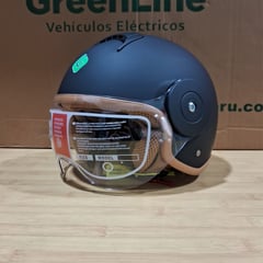 GREENLINE - Casco para Moto Modelo 750 NEGRO MATE