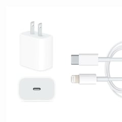 APPLE - Cargador Compatible Para Iphone 20W - Blanco