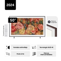 SAMSUNG - Televisor The Frame 50" QN50LS03D Qled 4k Tizen Os Smart - Nuevo 2024