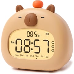 GENERICO - RELOJ DESPERTADOR CAPIBARA PARA NIÑOS