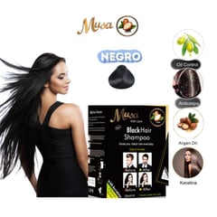 MUSA ACCESORIOS - CUBRE CANAS NEGRO MUSA X10 SACHET ORGANICO