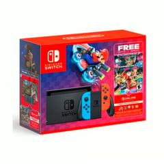 Consola Switch + Mario Kart 8 Deluxe + Membresía Online