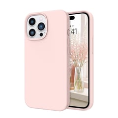 GENERICO - Case funda Unicolor para Iphone 14 pro max - Rosa