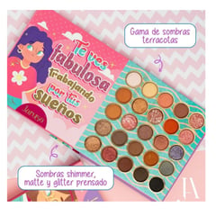 GENERICO - Paleta de Sombras Mi Diario de Amor Jarusa 50 Colores