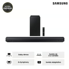 SAMSUNG - Soundbar Bluethooth 312 CH HW-Q600CPE