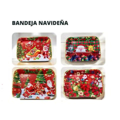 GENERICO - Bandeja navideña Diseños variados - UNIDAD