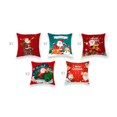 GENERICO - COJIN DE NAVIDAD DECORATIVO PACK X6