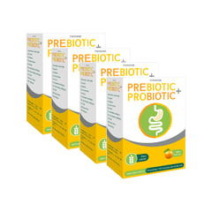 PHARMARIS - Pack x4 Prebiotic + Probiotic polvo solución oral x10 sobres