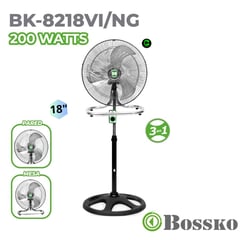 BOSKO - VENTILADOR 18 3 EN 1 BK-8218VI NG / NEGRO