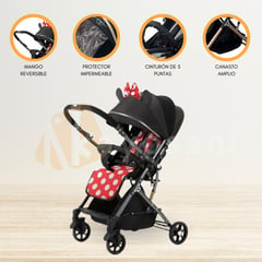 VOYAGE - Coche de Paseo Reversible para Bebés «GRECIA» Minnie