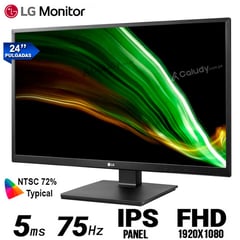 LG - Monitor BUSINESS 24BK550Y-B 24 IPS FHD 75Hz 5ms PARLANTE PIVOT