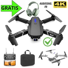 GENERICO - Mini Dron Profesional Portatil E88 Cámara HD+ ESTUCHE Y ACSESORIOS